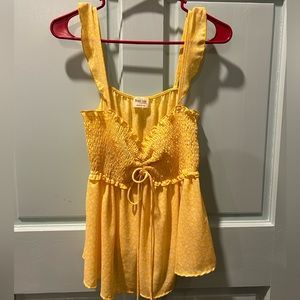 Peach Love Blouse Babydoll Tank - large